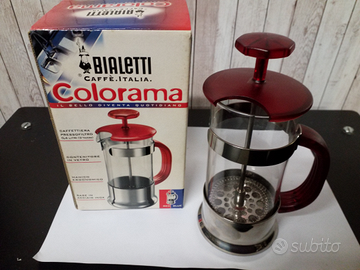 Bialetti colorama pressofiltro - caffettiera 3 taz