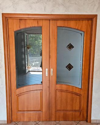 Porta scorrevole a due ante