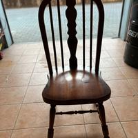 Set di 6 sedie in legno