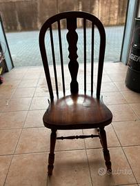 Set di 6 sedie in legno