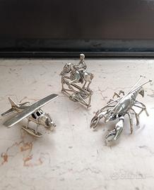 Miniature vintage in argento 800