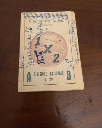 calendario di calcio 1957-58