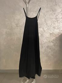 Imperial vestito lungo nero schiena incrociata