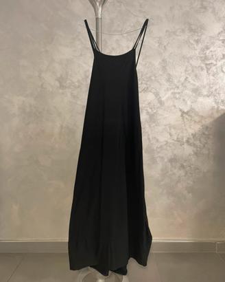 Imperial vestito lungo nero schiena incrociata