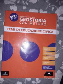libro geostoria con metodo temi di educazione civi