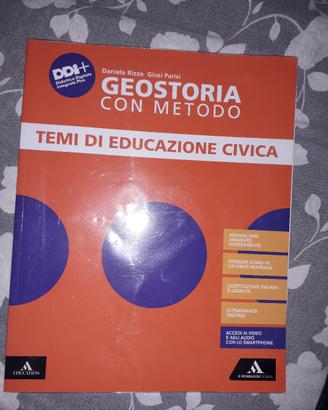 libro geostoria con metodo temi di educazione civi