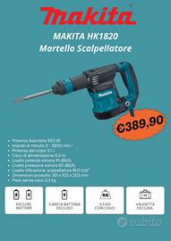 Makita HK1820 Martello Scalpellatore + Sped.