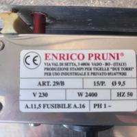 Tigelliera elettrica da 15 posti in alluminio