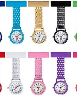 Orologio da Infermiere con Spilla in Silicone
