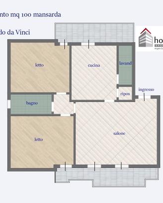 Attico mansardato via L. da Vinci San Luca