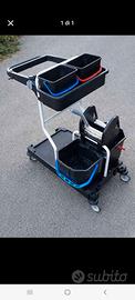 Carrello pulizie professionale con strizzatore
