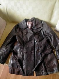 giacca di pelle donna vintage