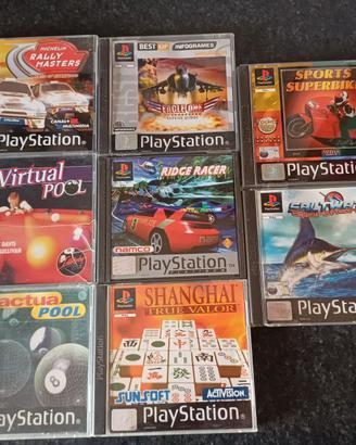 Videogiochi vintage per Playstation 1 a scelta a