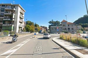 Trilocale a Como con due balconi e posto auto