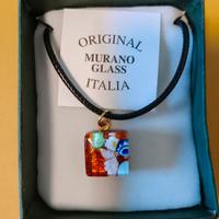 Ciondolo Vetro Murano Originale Italia