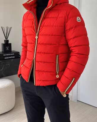 Moncler Piumino Donna Rosso – Taglia S
