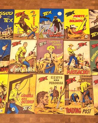 Lotto fumetti TEX –serie gigante originale (anni ’