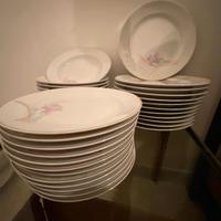 Servizio Piatti 41pz Fine Porcelain Oro e Iris