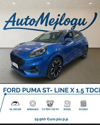 Ford Puma 1.5 EcoBlue 120 CV S&S ST-Line X