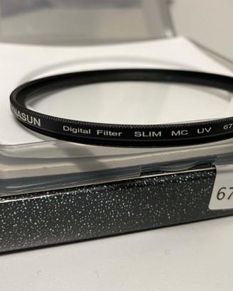Filtro UV DINASUN 67mm Ultraslim multicoated Nuovo