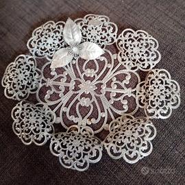 Cestino in filigrana 