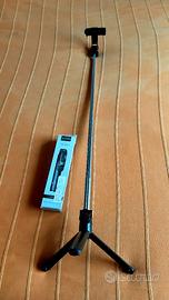 Bastone Selfie Treppiedi *NUOVO Long 1mt Bluetooth