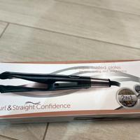 piastra per capelli 2 in1