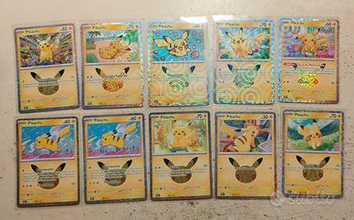 lotto Pikachu trentesimo anniversario Pokémon 