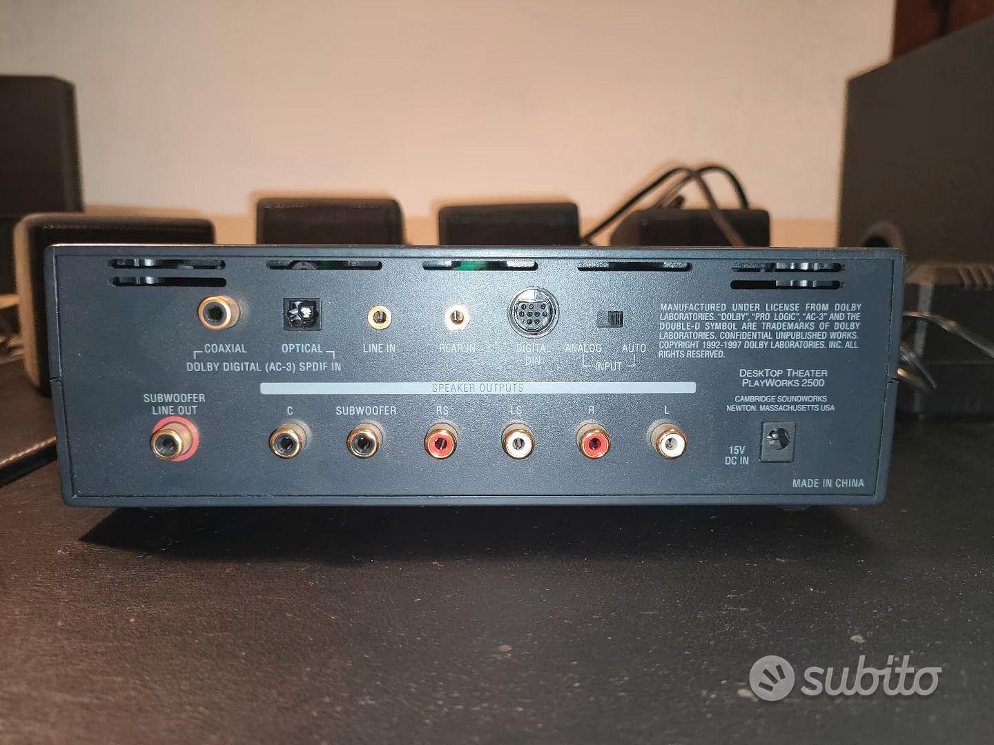 Creative Cambridge SoundWorks PlayWorks e DTT 2500 - Audio/Video