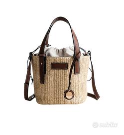 Borsa a secchiello donna ragazza con tracolla mare