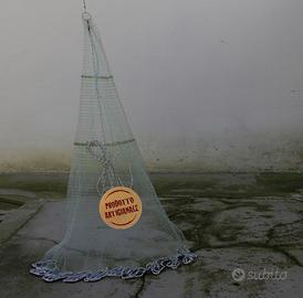 Rezzaglio 6mt in Monofilo Nylon rete 6mm con anell