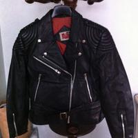 Giubbotto donna pelle nero vintage Durango