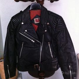 Giubbotto donna pelle nero vintage Durango