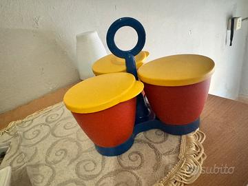 Set Tupperware "Tris d'Assi" Vintage