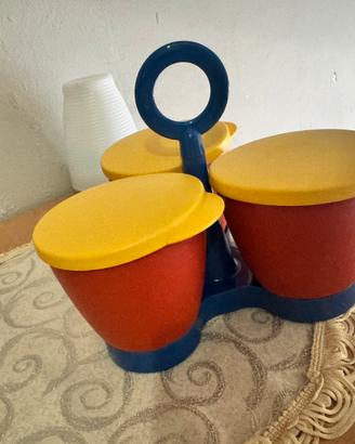 Set Tupperware "Tris d'Assi" Vintage