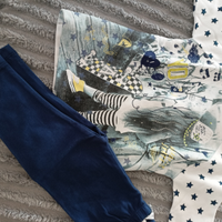 Completo neonata felpa e leggings nuovo Dodipetto