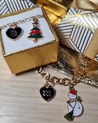 Bracciale natalizio con segno zodiacale 