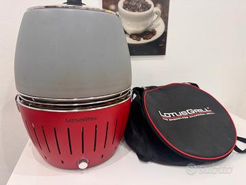 Lotus grill con cappa e cavalletto