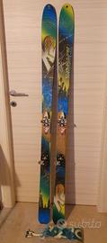Sci alpinismo K2 174 cm + attacchi Radical + pelli