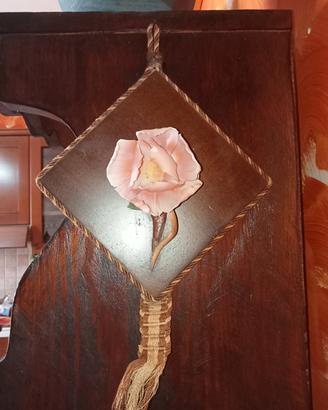 antico rosone in ceramica anni 50 