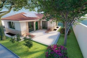 Quartu Inizi LLitorale Margine Rosso Villa