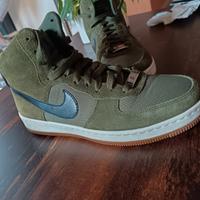 Nike air force1 verde scuro tg 38.5. nuovo senza 