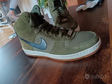 Nike air force1 verde scuro tg 38.5. nuovo senza 