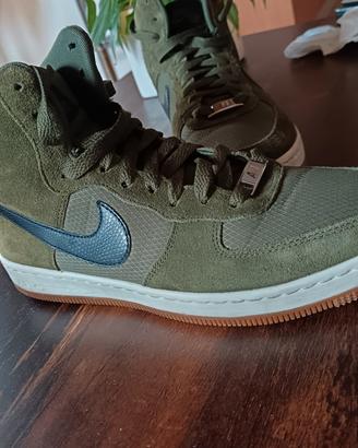 Nike air force1 verde scuro tg 38.5. nuovo senza 