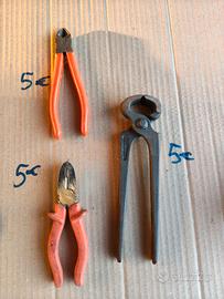 Pinze, forbici e tenaglia