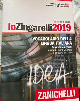 Dizionario loZingarelli 2019
