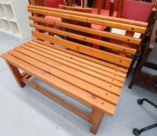 panchina in legno