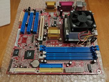 scheda madre BIOSTAR U8668Pro socket 478 + Celeron