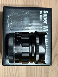 Voigtlander Super Wide Heliar 15mm f/4.5 E-Mount