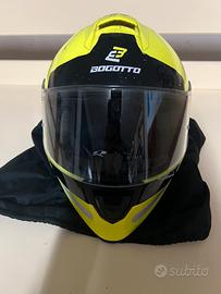 Casco moto Bogotto M (57‑58) giallo/nero